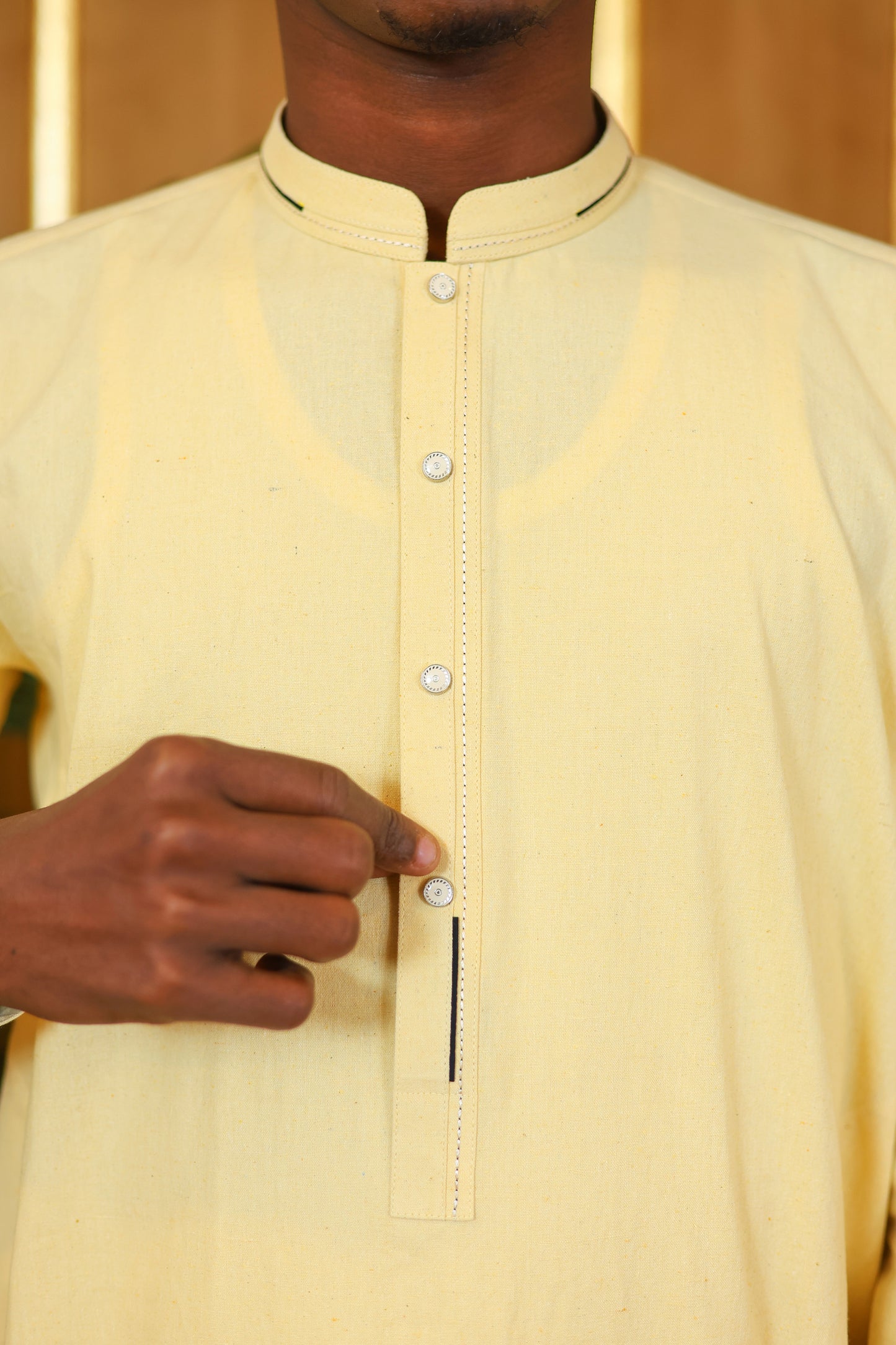 Super Karandi Kameez Shalwar – Cream