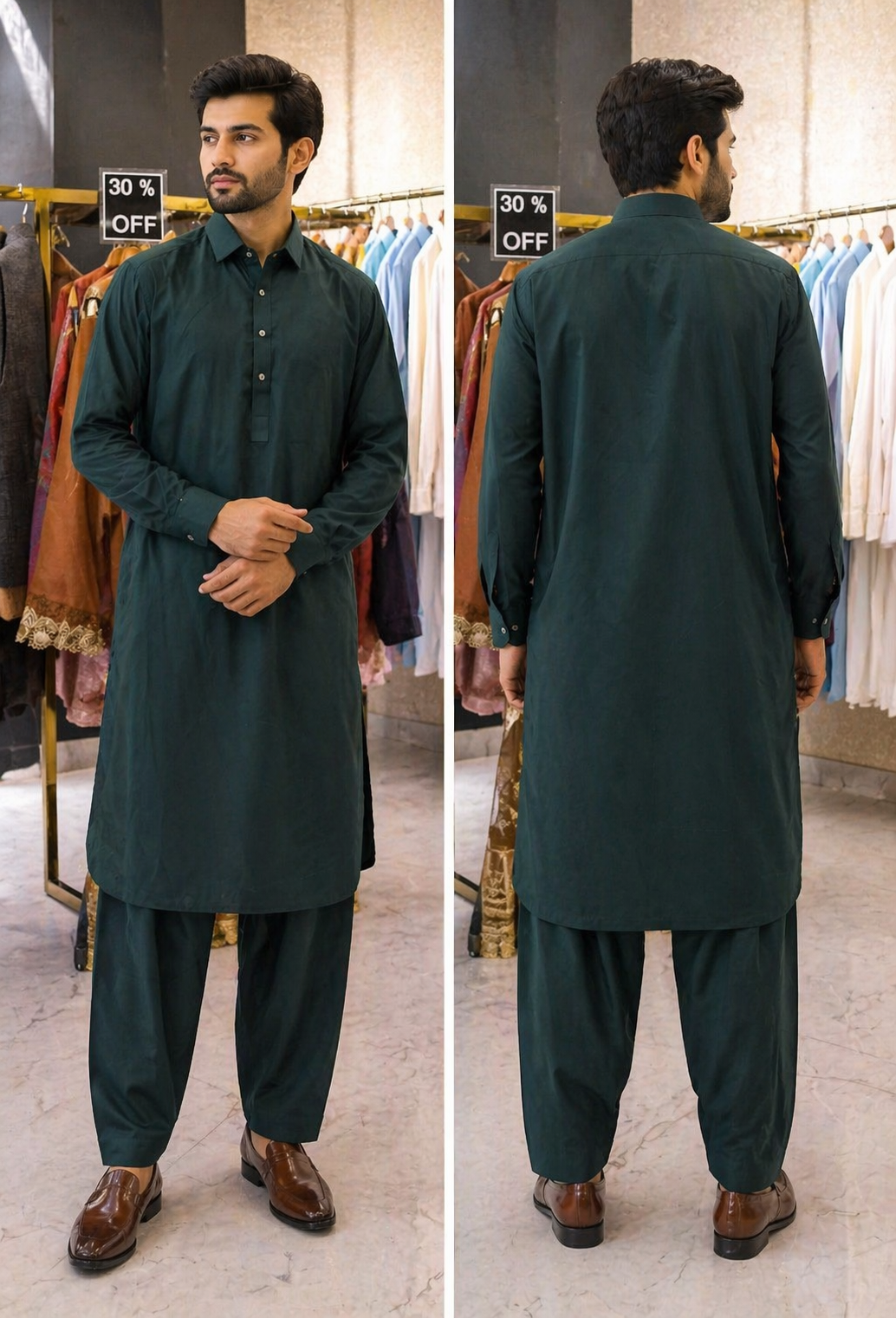 Royal Hard Cotton Kameez Shalwar Stiched