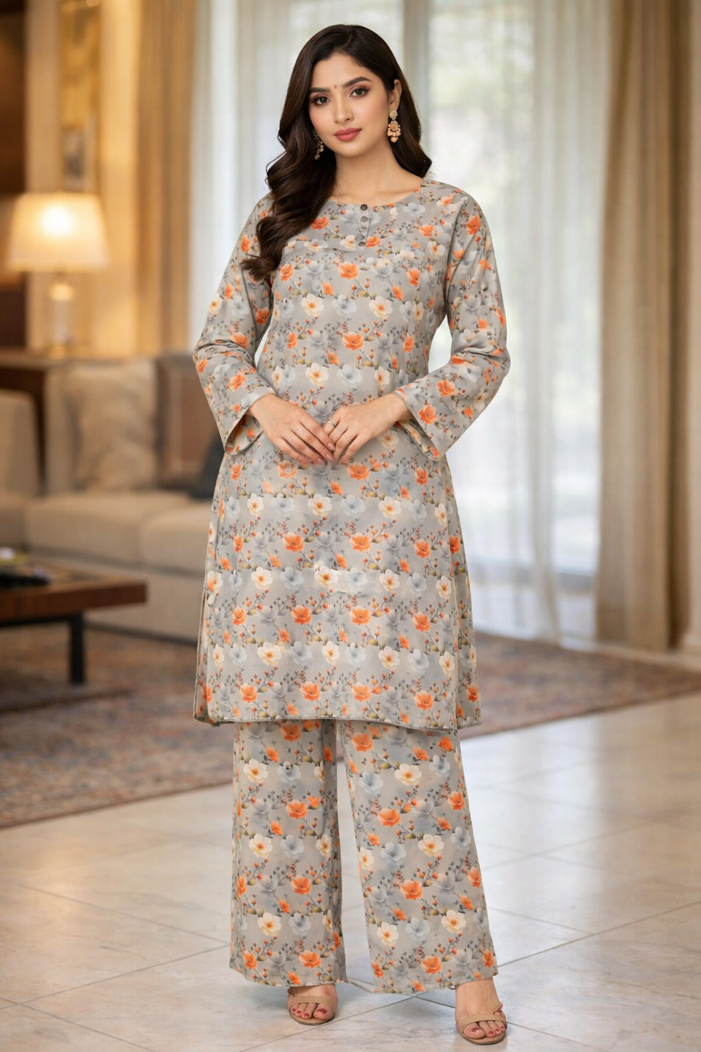 Premium Ladies Lawn 2pc Stiched