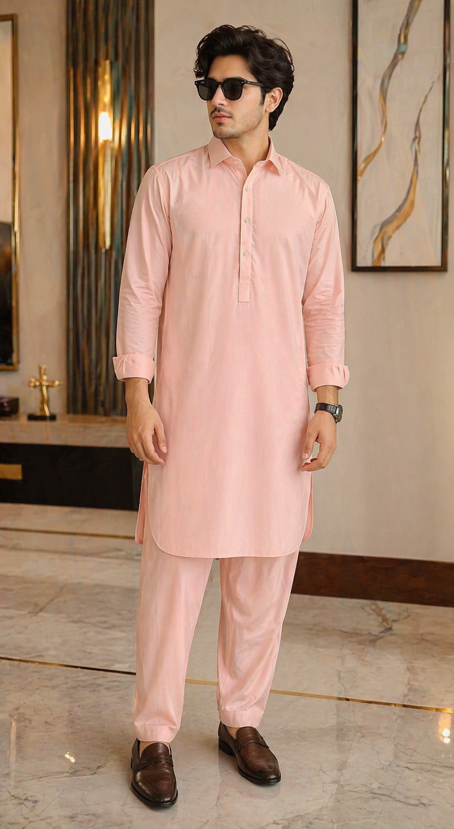 Royal Cotton Kameez Shalwar Stiched