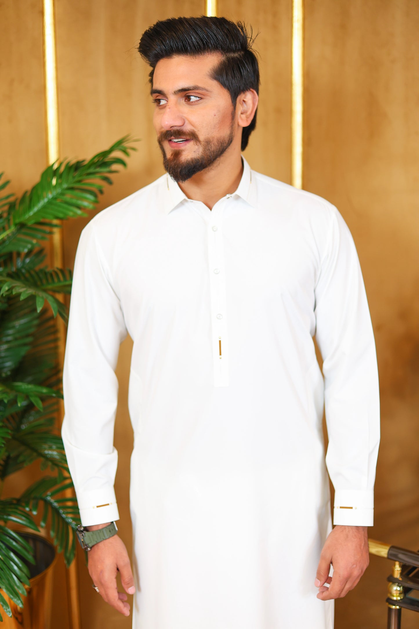 Boski Kameez Shalwar - White