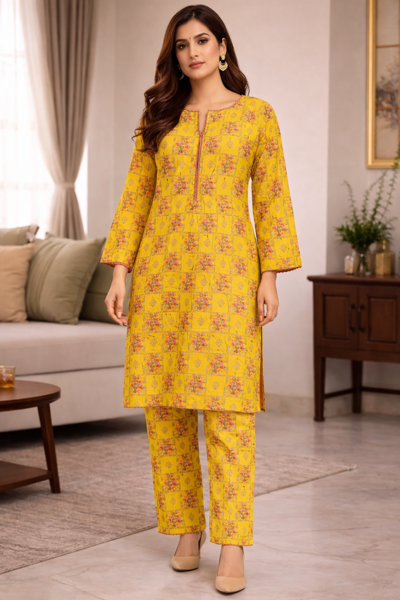 Premium Ladies Lawn 2pc Stiched